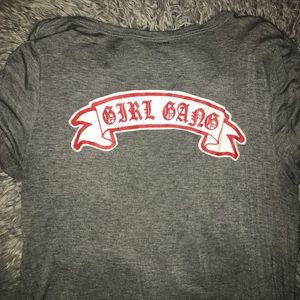 Girl gang cropped tee